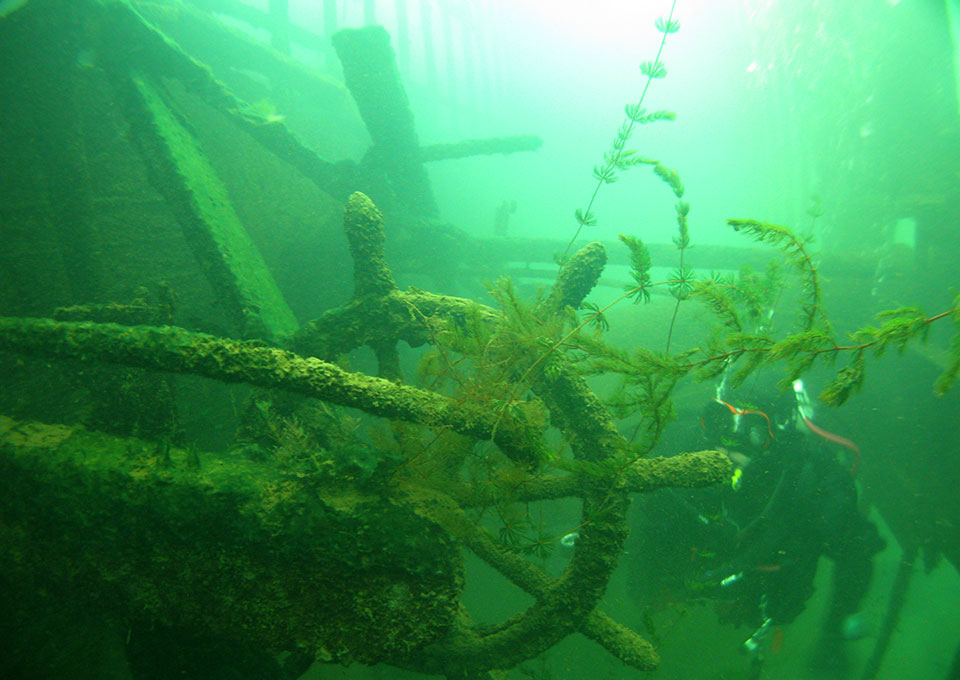 ronjenje na olupini Skenderbeg - Skadarsko jezero